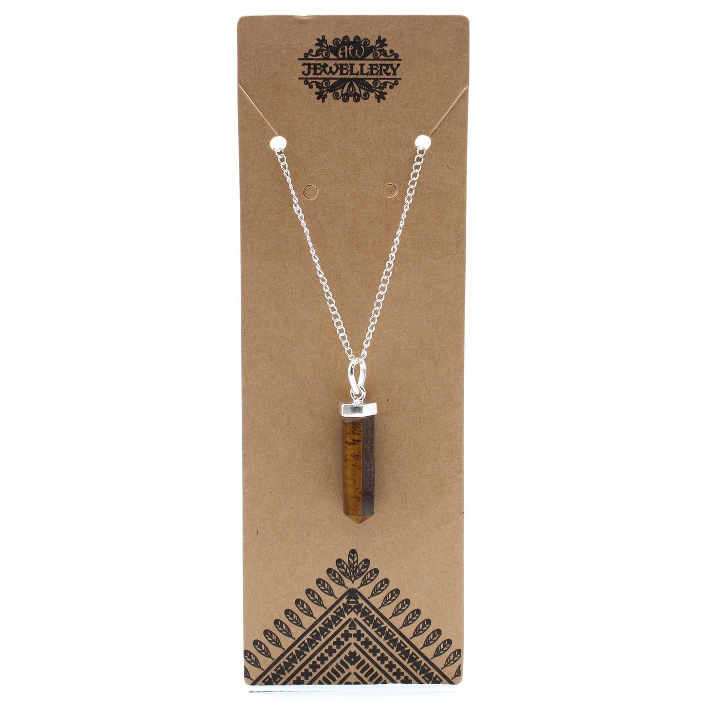Gemstone Classic Hegyes Medál - Tigrisszem