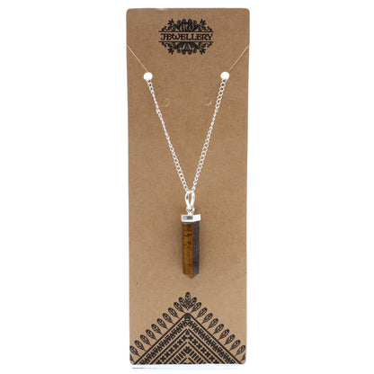 Gemstone Classic Hegyes Medál - Tigrisszem
