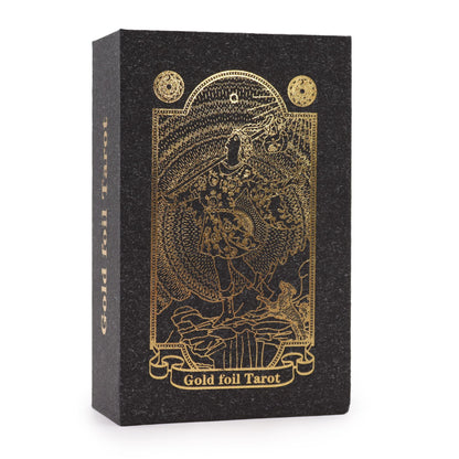 Aranyfóliás Tarot készlet könyvvel – díszdobozos kiadás