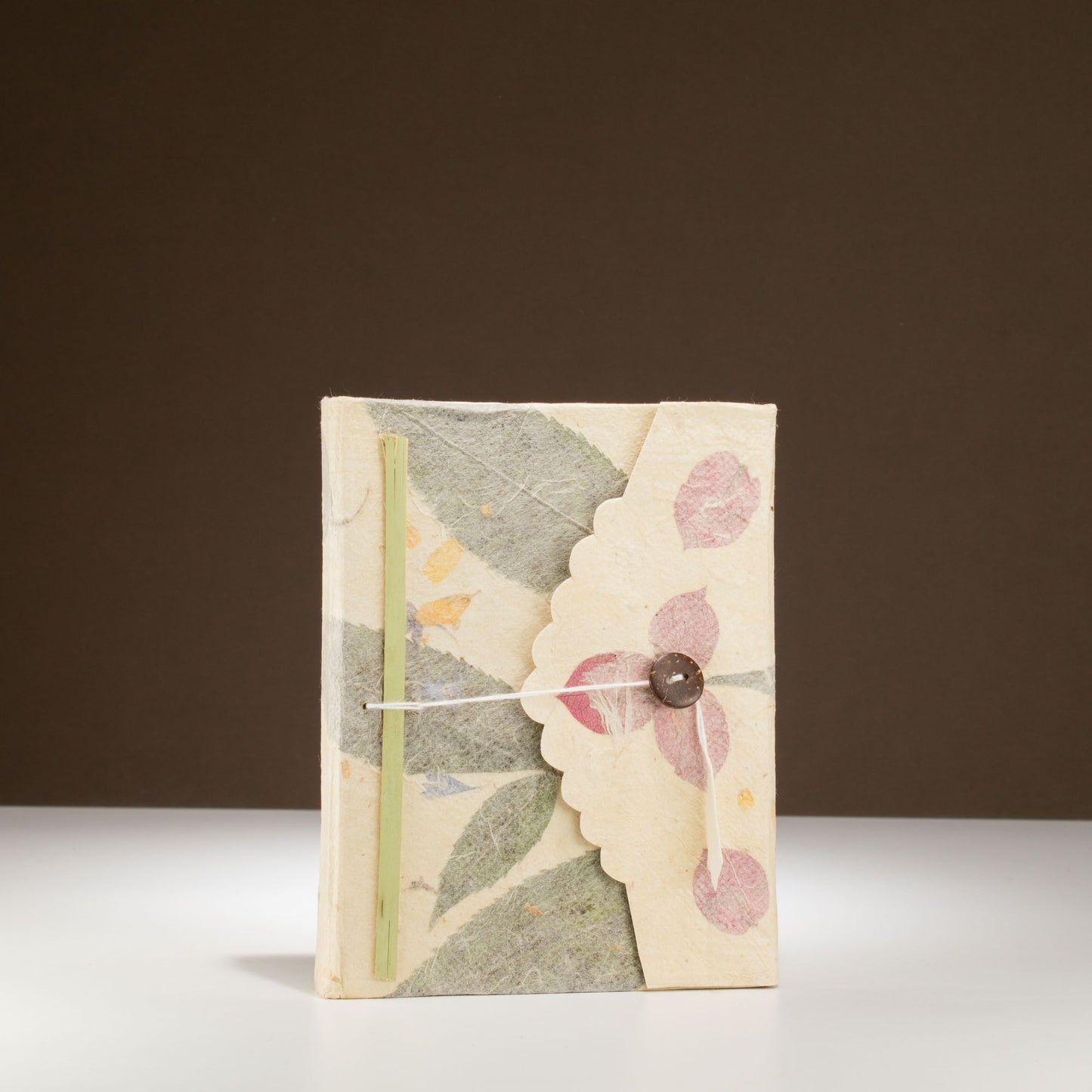 Lokta Bougainvillea jegyzetfüzet, nagy (15x12 cm) - 45 lapos
