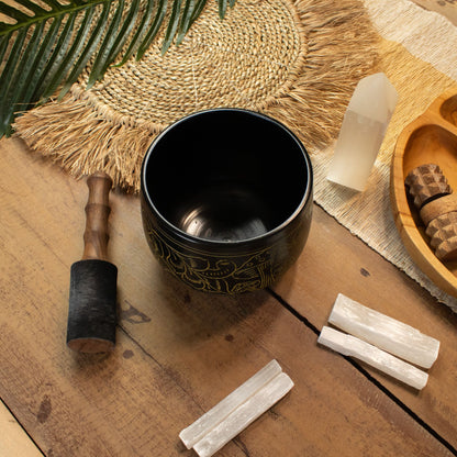 Cauldron Singing Bowl – Magic Mushroom – sárga (15 cm)