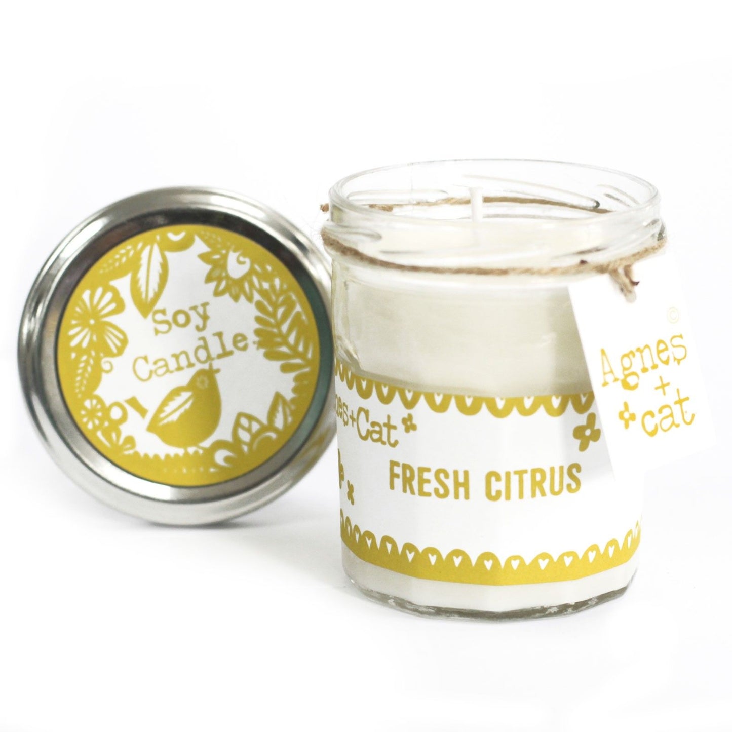 Befőttesüveg Gyertya – Citrus