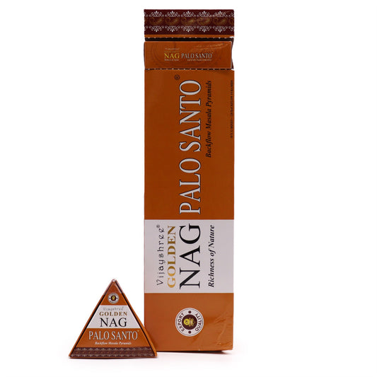 42g Jumbo Golden Nag - Palo Santo visszafolyós füstölőkúp