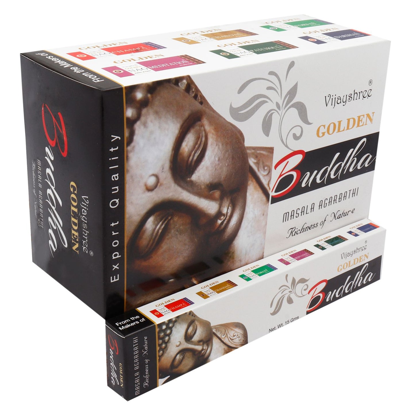 15g-os Golden Buddha füstölő
