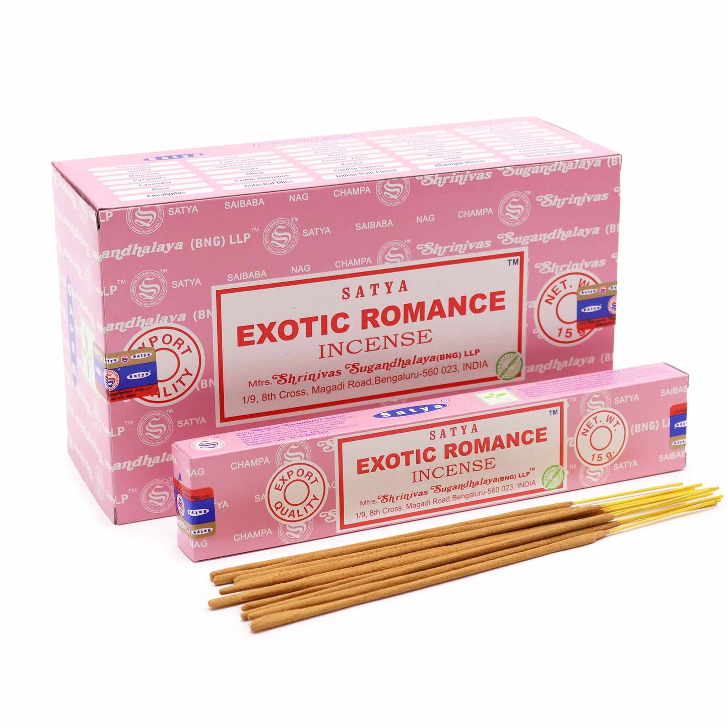 Satya füstölő pálcika 15g - Exotic Romance