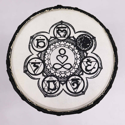 Kézműves széles tetejű djembe dob – 30 cm