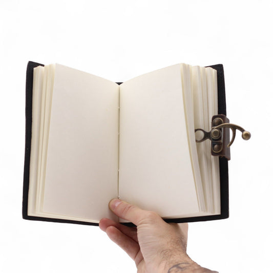 Bőrhatású nyomott notesz – Soha ne add fel az álmaid – 17,8×12,7 cm