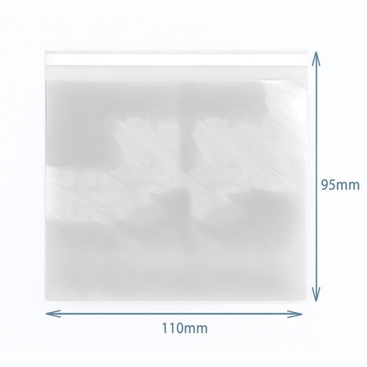 Polipropilén zacskók 110x95mm visszazárható (500 db)