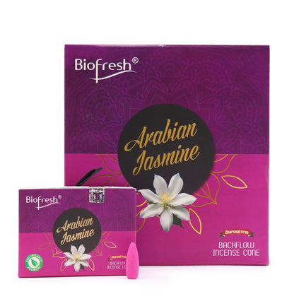 Biofresh visszaáramló füstölő kúpok (40 db) - Arab jázmin