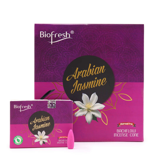 Biofresh visszaáramló füstölő kúpok (40 db) - Arab jázmin