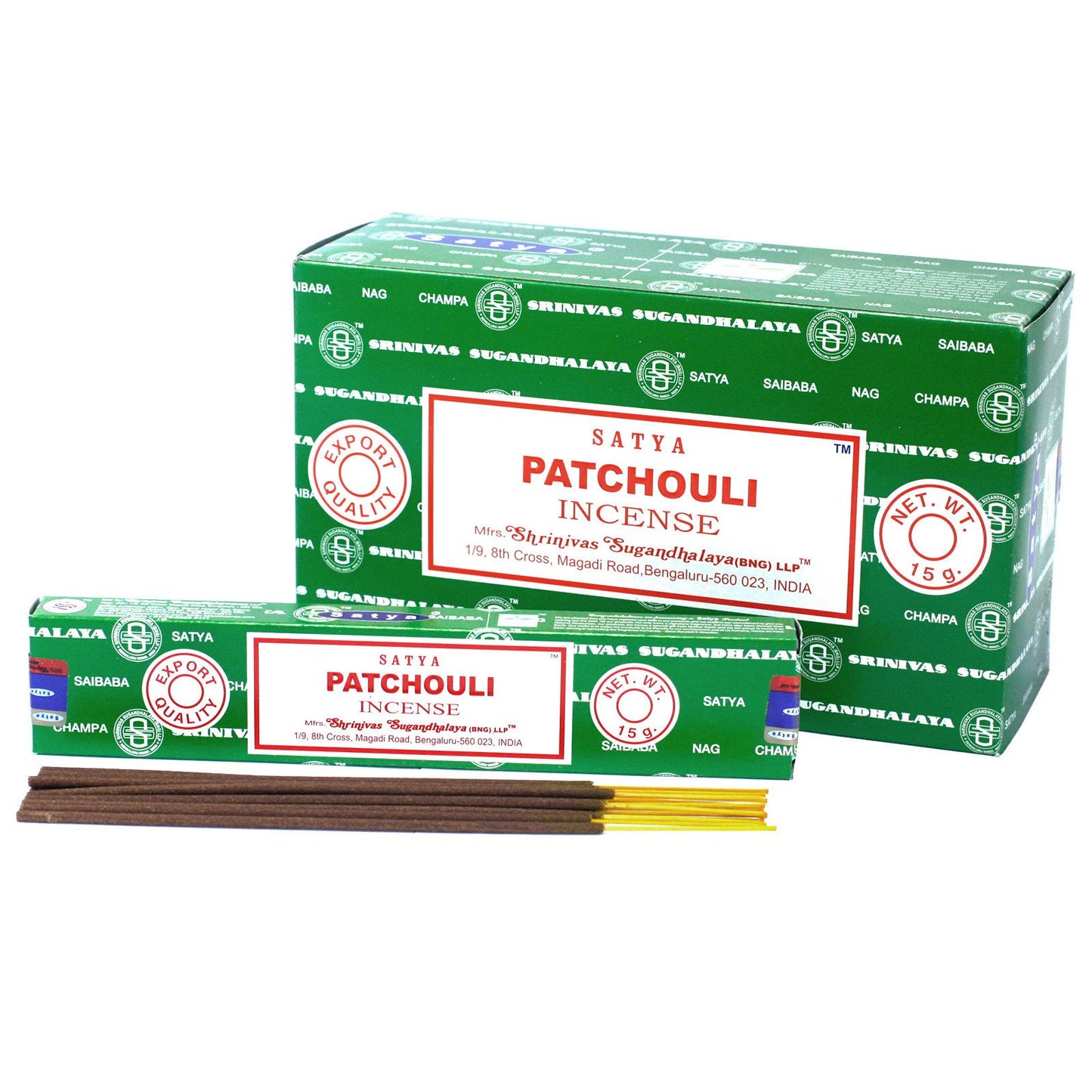 Satya füstölő 15g - Pacsuli