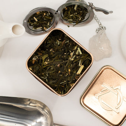 50 g Eco Classic zöld tea citrommal és gyömbérrel