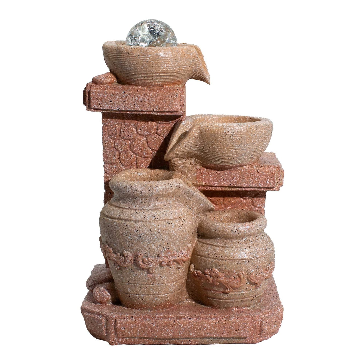 Asztali Vízesés - 19x14x27cm - Kaszkádos Edények Mediterrán Stílusban