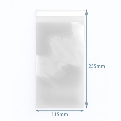 Polipropilén zacskók 255x115mm visszazárható (500 db)