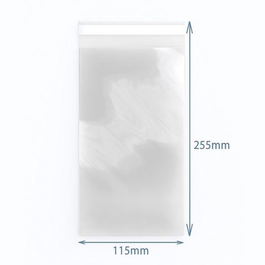 Polipropilén zacskók 255x115mm visszazárható (500 db)