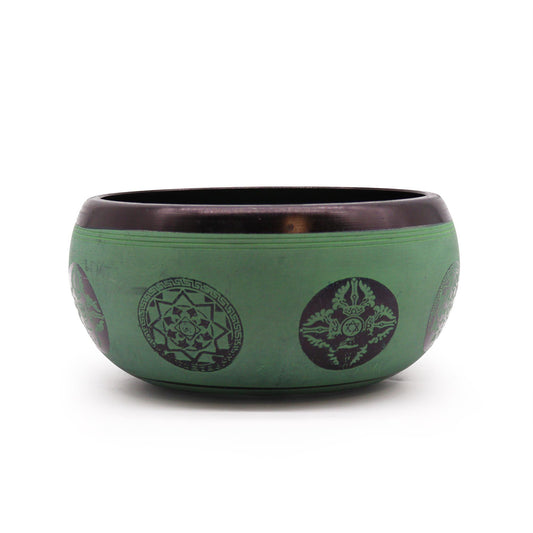 Föld Por Éneklő Tál – Mandala Buddha – 16cm
