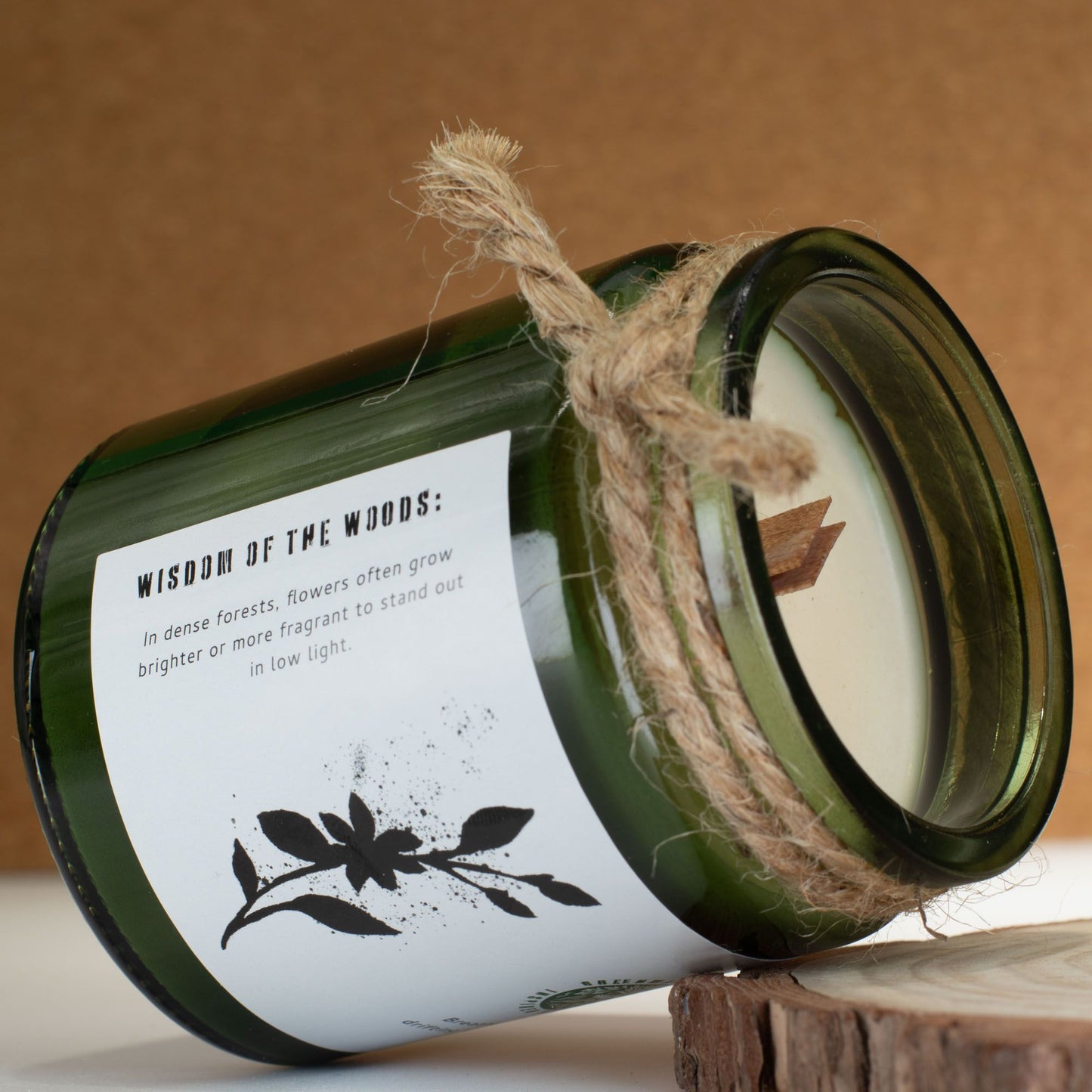 Greenman Woodwick Szója Gyertya - Jázzmin Liget