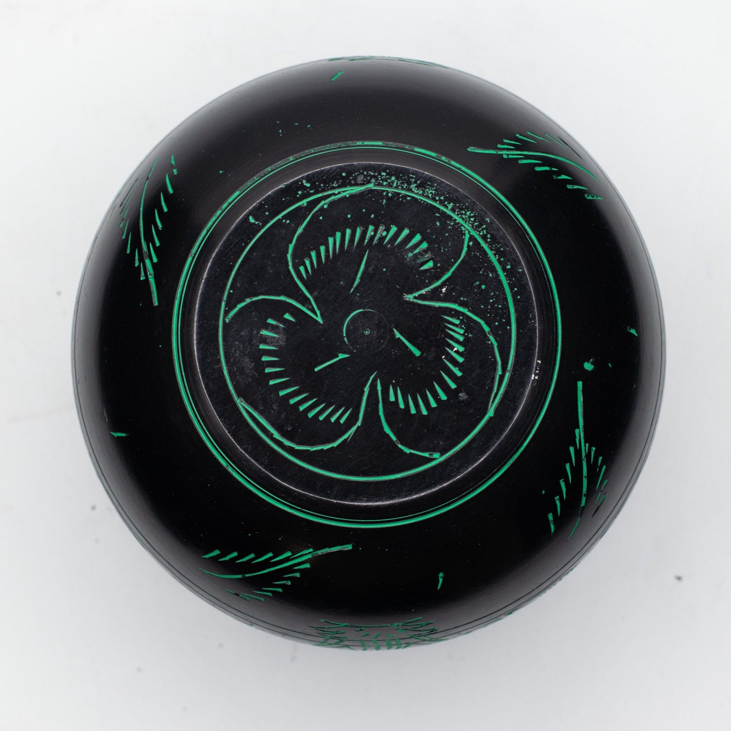 Boszorkányüst Éneklő Tál - Varázsgomba - Zöld (15cm)