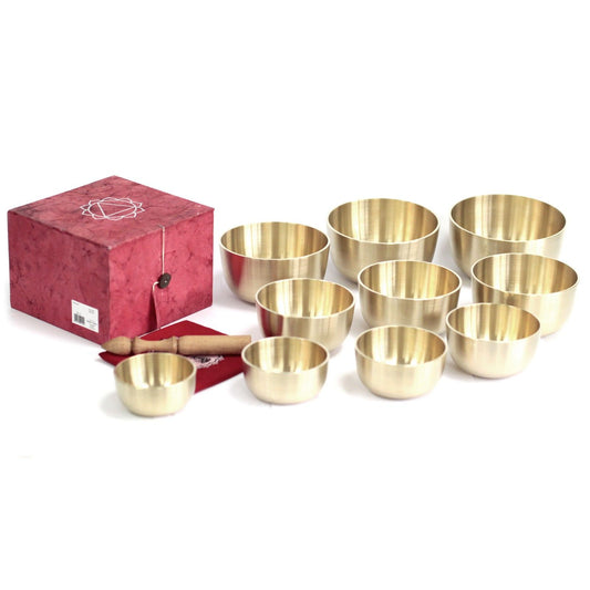 10 darab Bell Metal tál