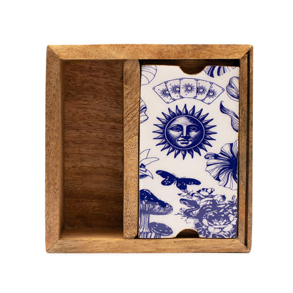 Kétrekeszes Tarot Doboz Kártyatartóval