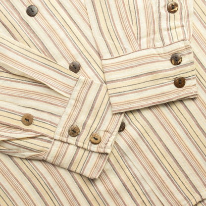 Nomad Sari Grandad Shirt - Brown Beige - Medium