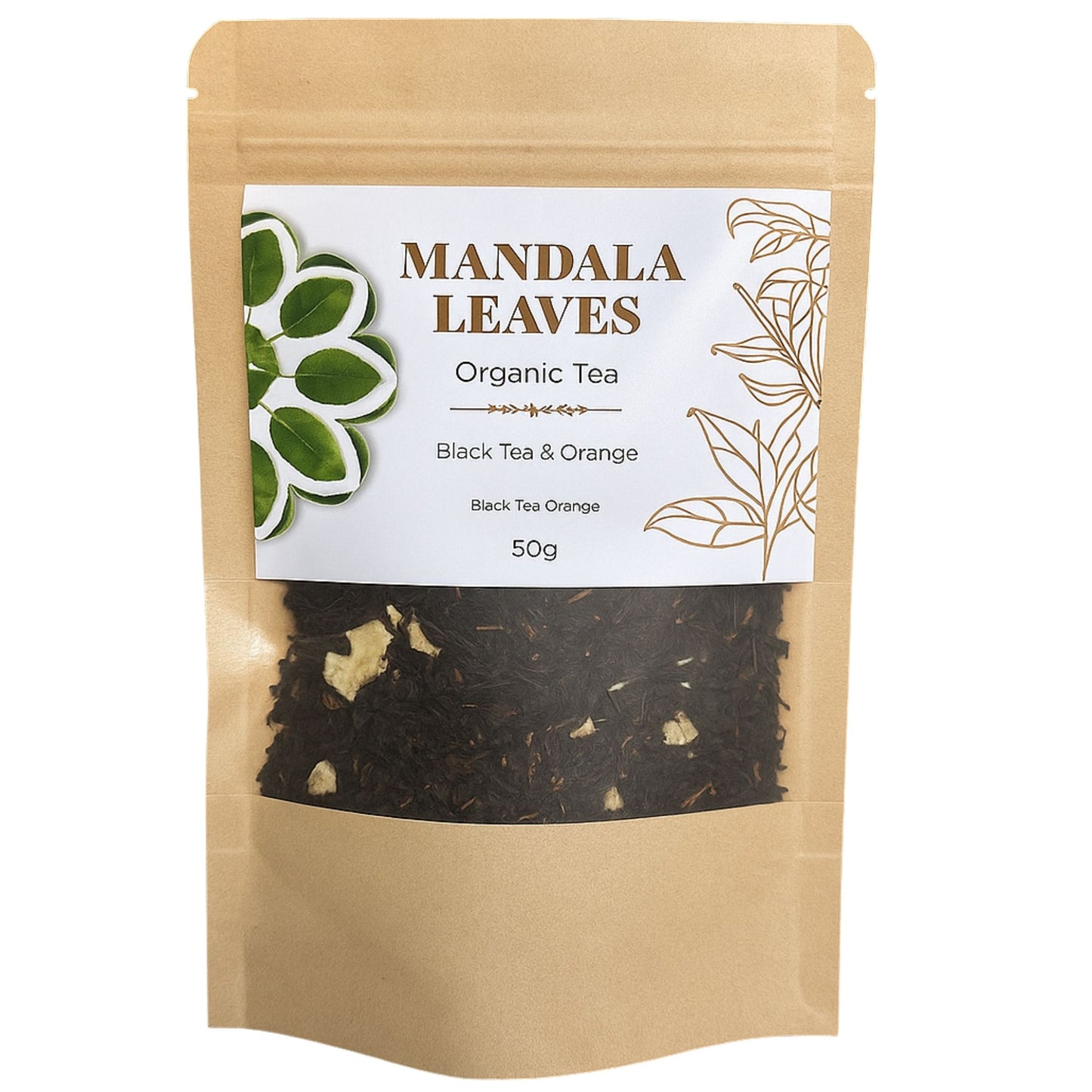 50g bio Naranj fekete tea