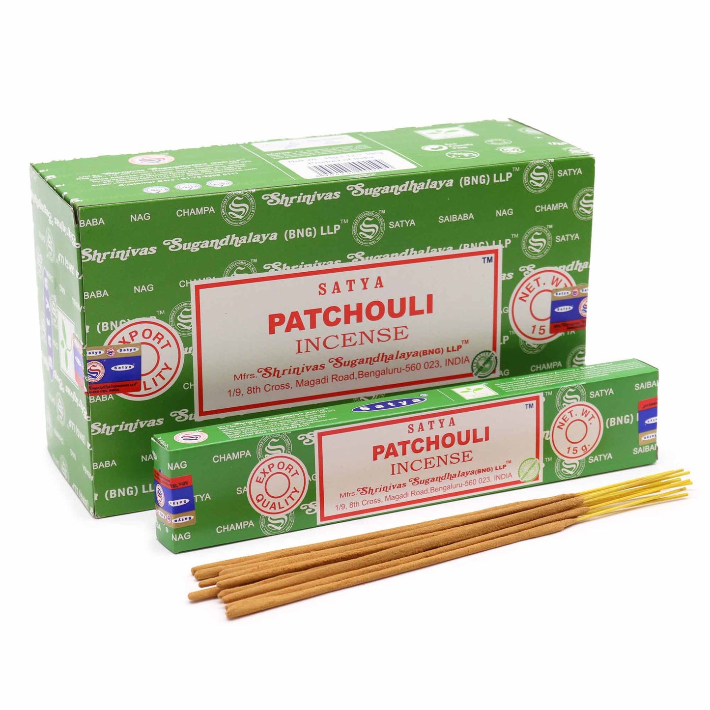 Satya füstölő 15g - Pacsuli