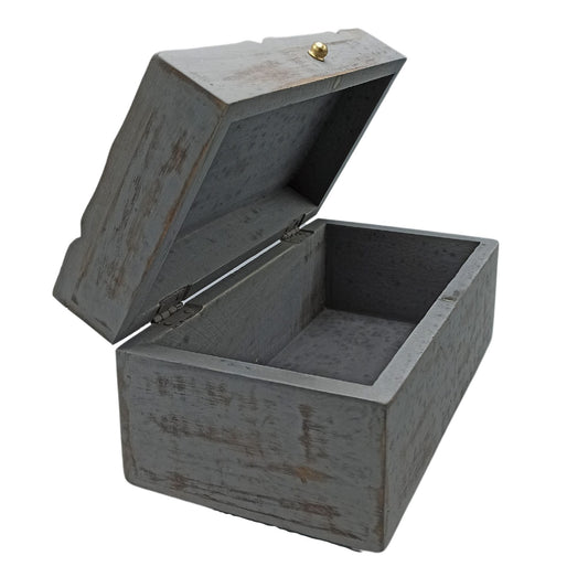 Vintage Deco - Többcélú doboz - 22x12x10cm - Szürke Csillag