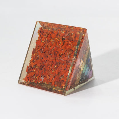 Med Orgoniit Piramisok 7x6cm - Réz rudak - 7 Csakra Chips