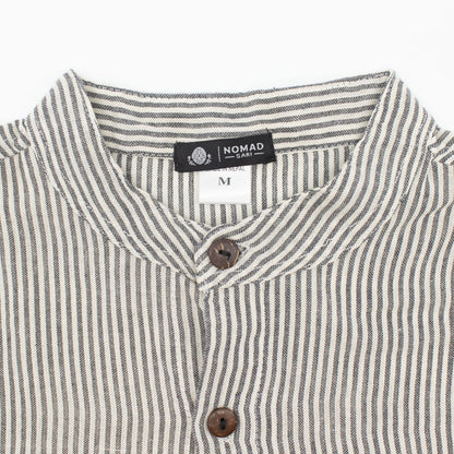 Nomad Sari Grandad Shirt - Grey Stone