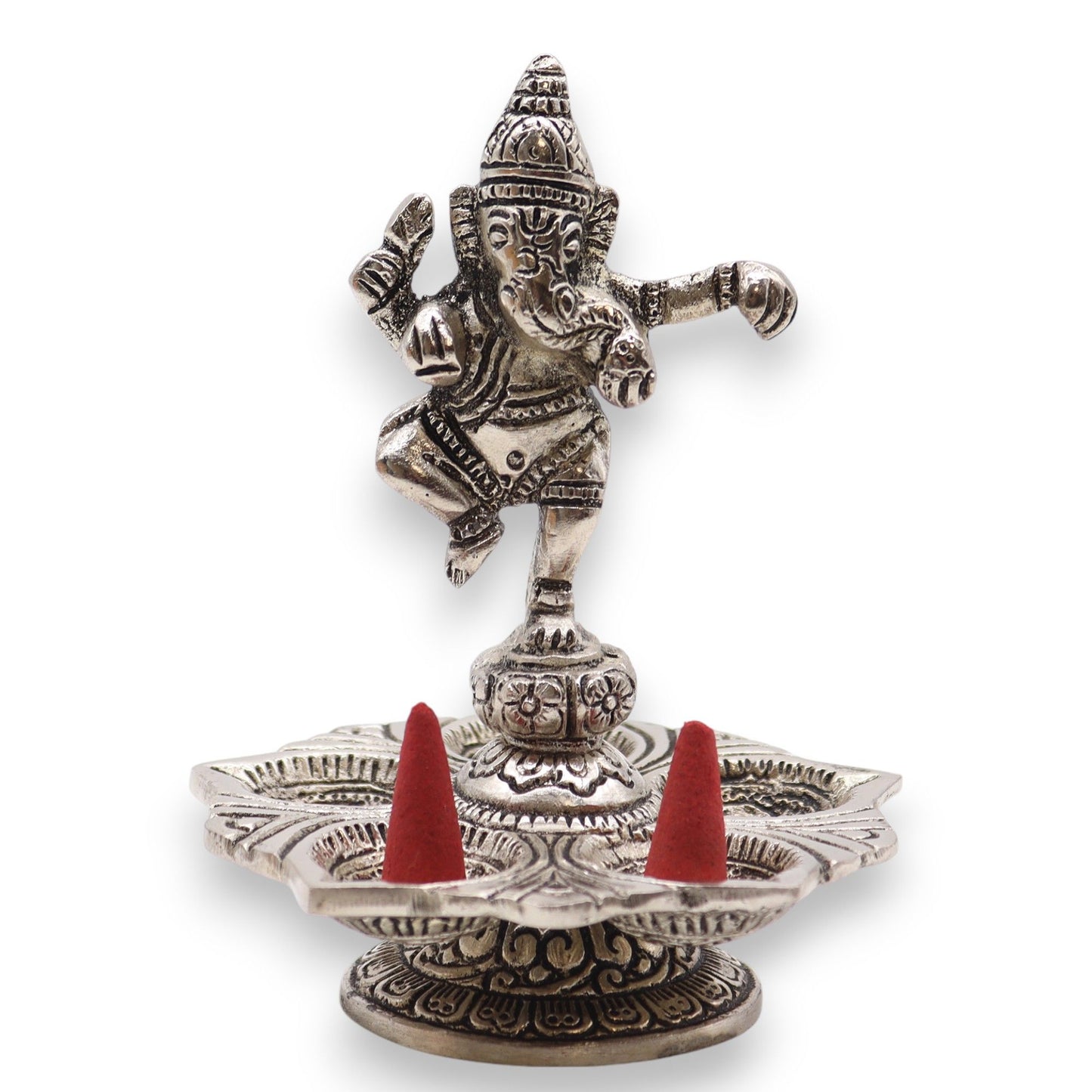 Táncoló Ganesha füstölőtartó 14x10 cm