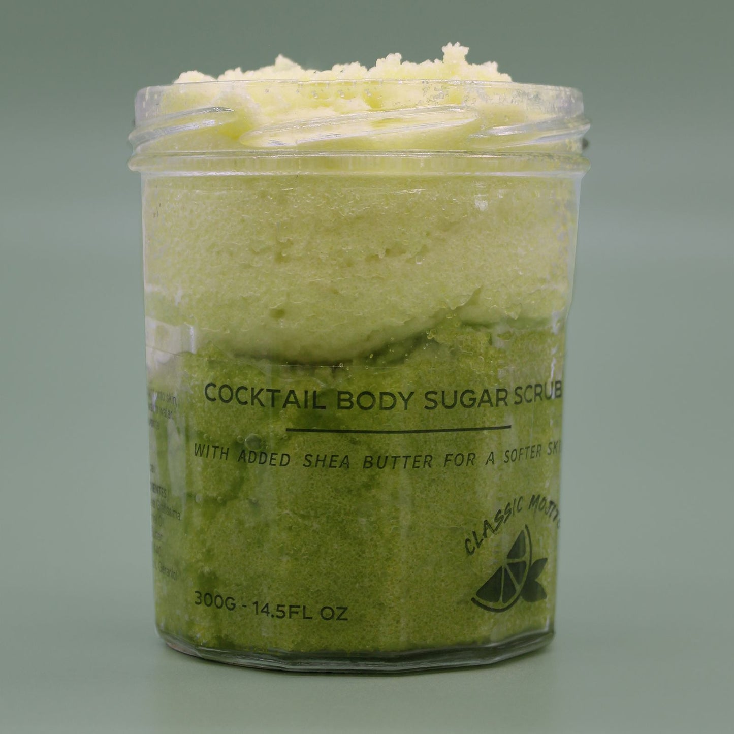 Illatosított cukros testradír - Klasszikus Mojito 300g