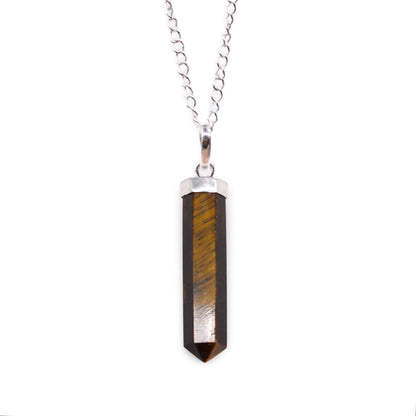 Gemstone Classic Hegyes Medál - Tigrisszem