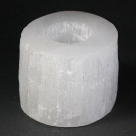 Szelenit Gyertyatartó Henger - 8 cm