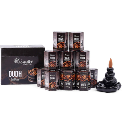 Masala visszafolyós füstölő, 10 darabos kiszerelés - Oudh