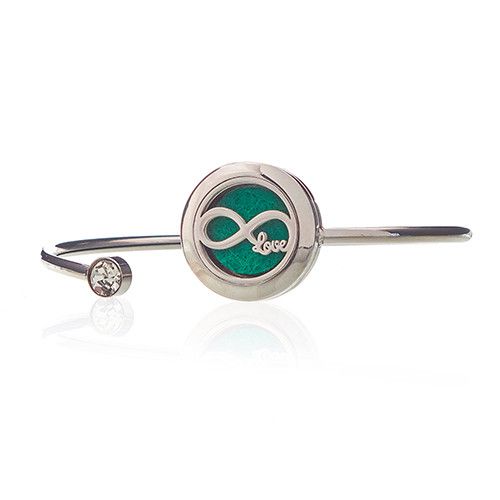 Aromaterápiás Ékszer Kristály Karkötő - Végtelen Szerelem - 20mm