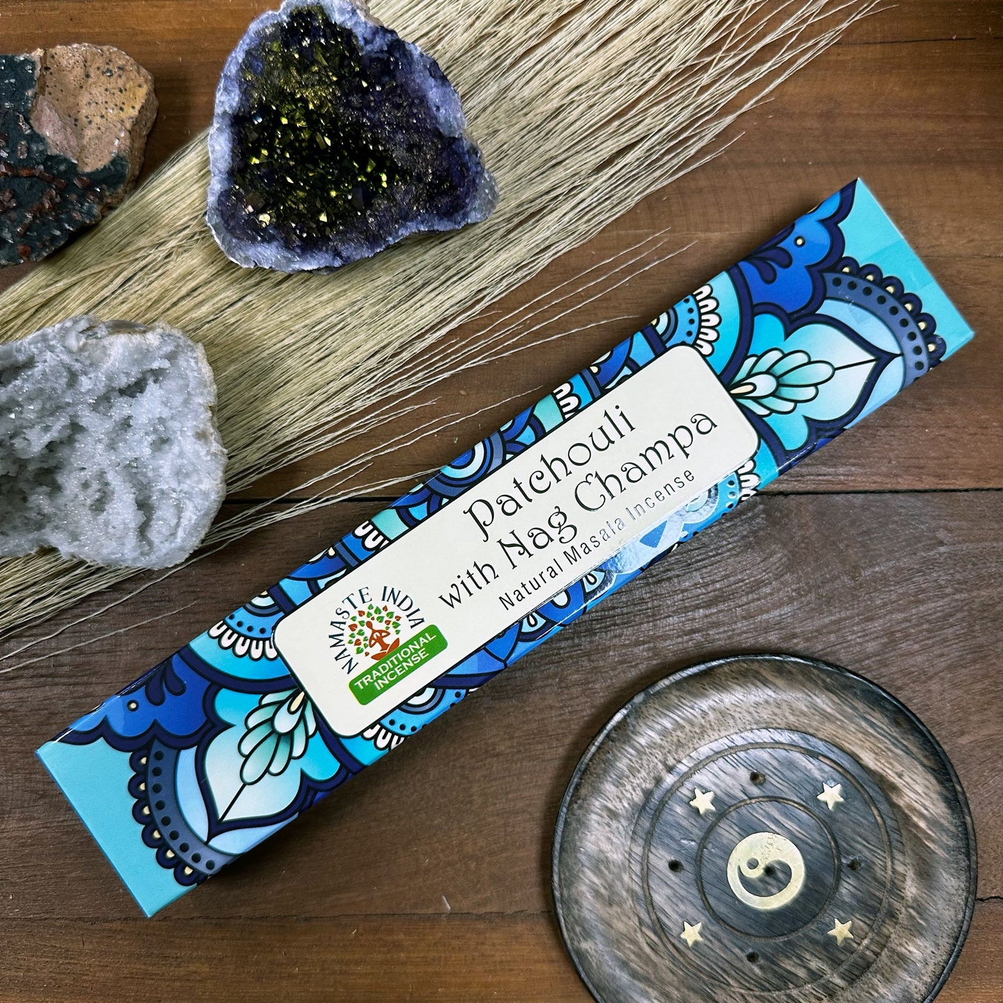 Namaste Mandala Masala füstölő – pacsuli nag champa illattal