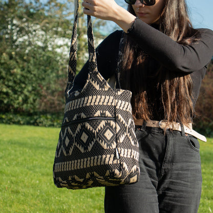 Jacquard Natural Bags - Desert Loom - Wander Muse Bag