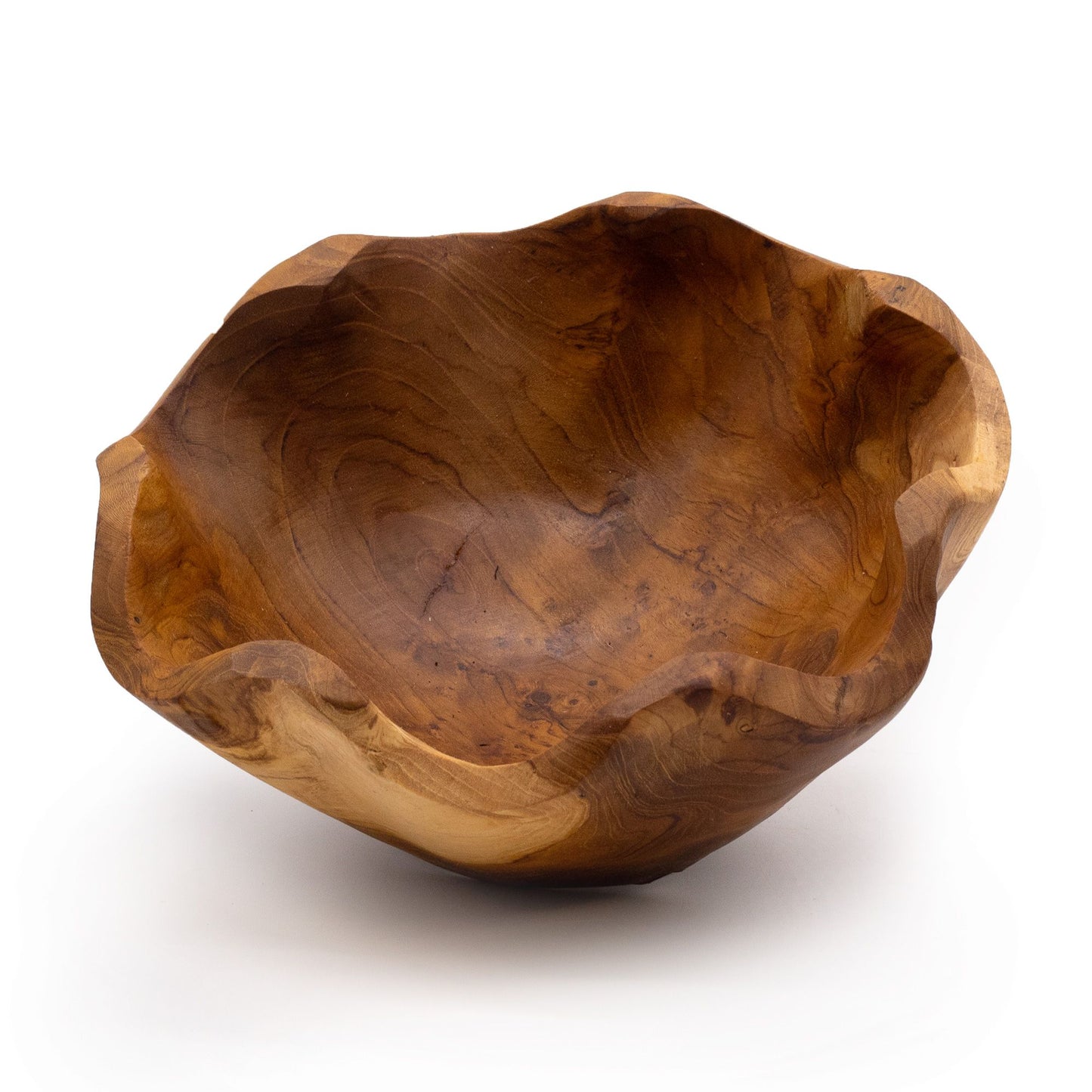 Közepes simaságú tíkfa gyümölcsöstál – 21x9cm