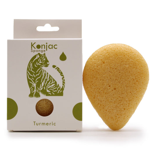 Könnycsepp Konjac Szivacs - Kurkuma - Ránctalanító