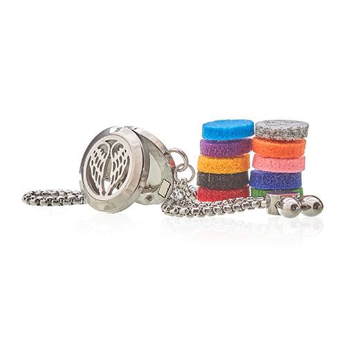 Aromaterápiás Ékszer Láncos Karkötő - Angyalszárnyak - 20mm
