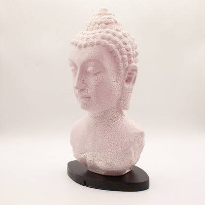 Buddha mellszobor lámpa Cseresznye repesztett – Ovális talp