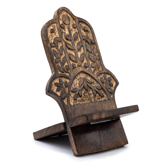 Faragott telefontartó – Hamsa 20x9,5 cm