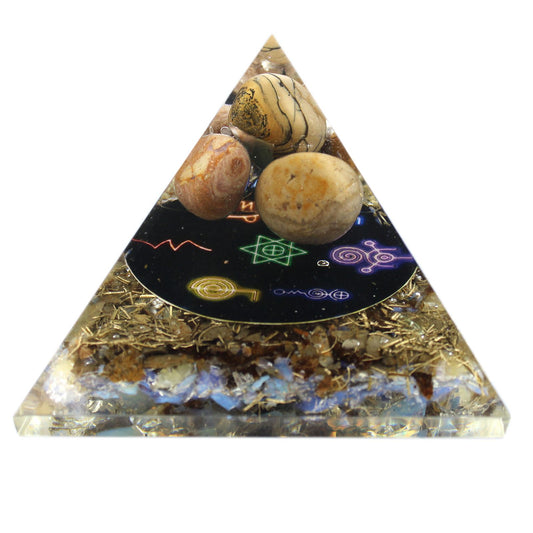 Orgonit Piramis – Éjféli Reiki – 70 mm