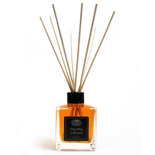 200 ml Ylang-ylang és mandarin illóolaj diffúzor pálcikákkal