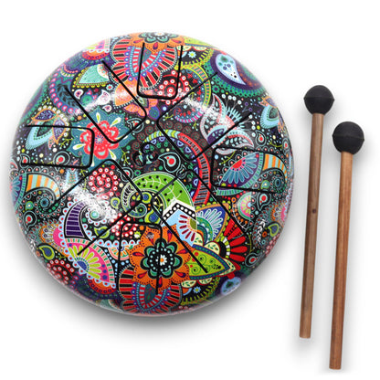 Acélnyelvű Happy Drums – Többszínű OM – 18 cm