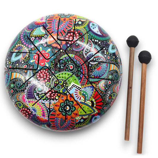 Acélnyelvű Happy Drums – Többszínű OM – 18 cm