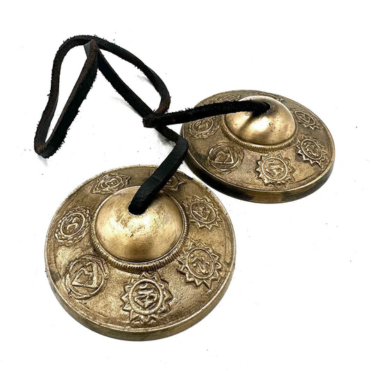 Tibeti ting-sha - Hét csakra - kb. 7 cm