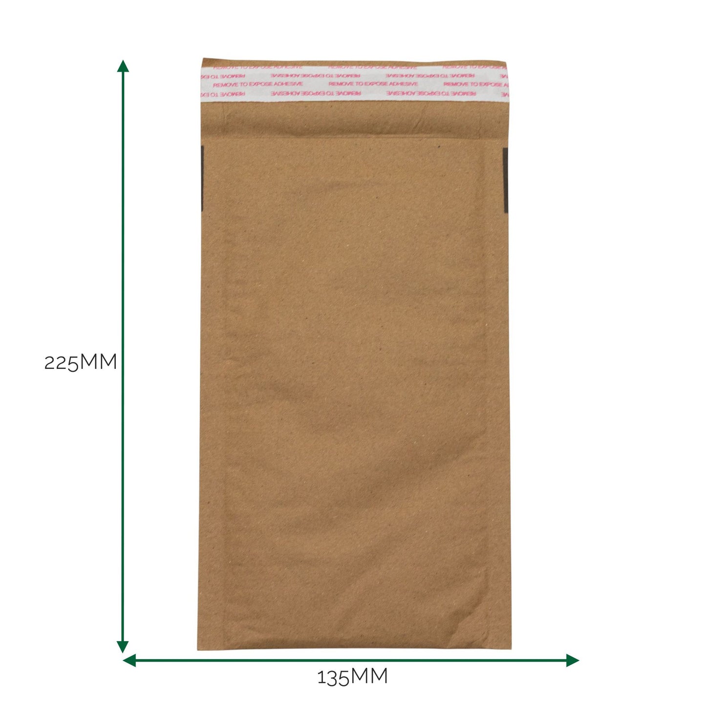 Kraft Párnázott Méhsejtes Boríték (135x225+40mm)