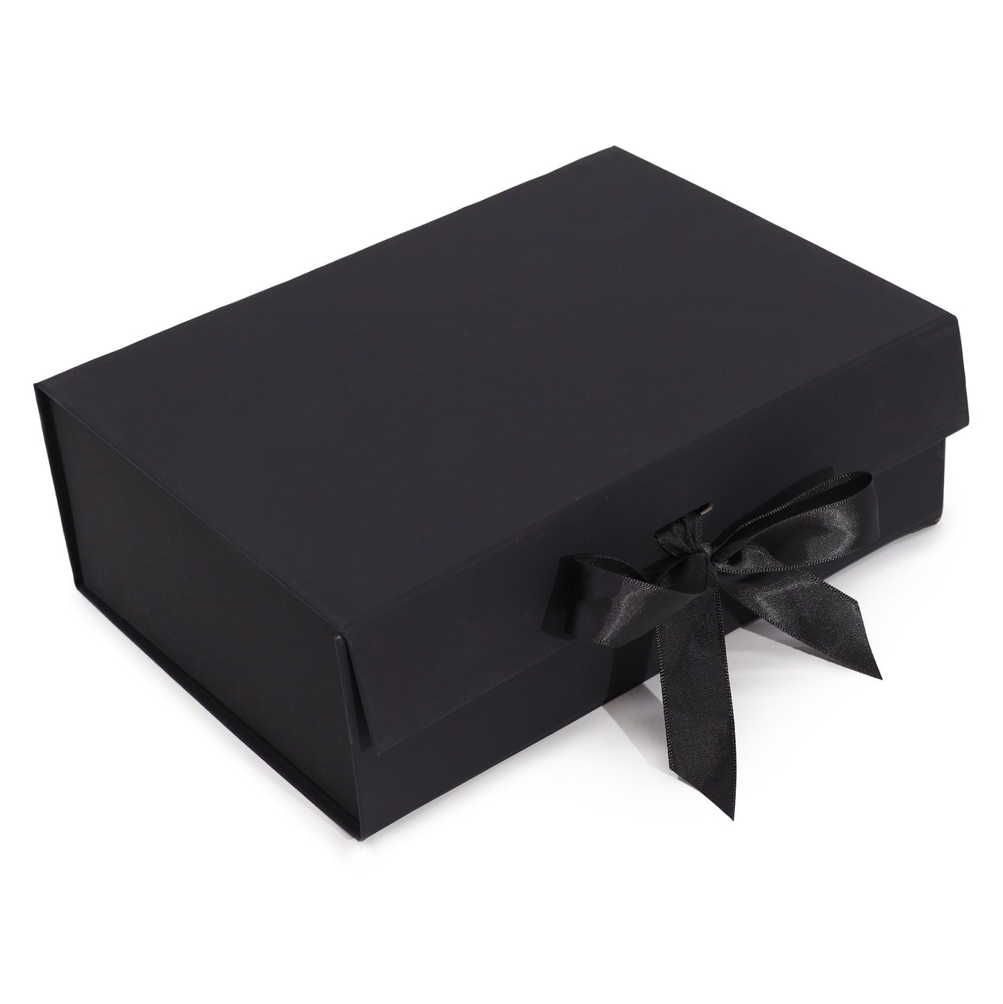 Laposra csukható díszdoboz - Nagy (28,2x20,2x9,2cm) - Fekete